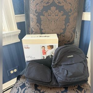 TushBaby Black Baby Hipseat Carrier